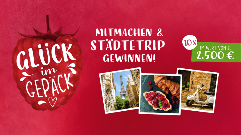 GLÜCK Gewinnspiel – Gewinne eine von 10 Frühstücksreisen