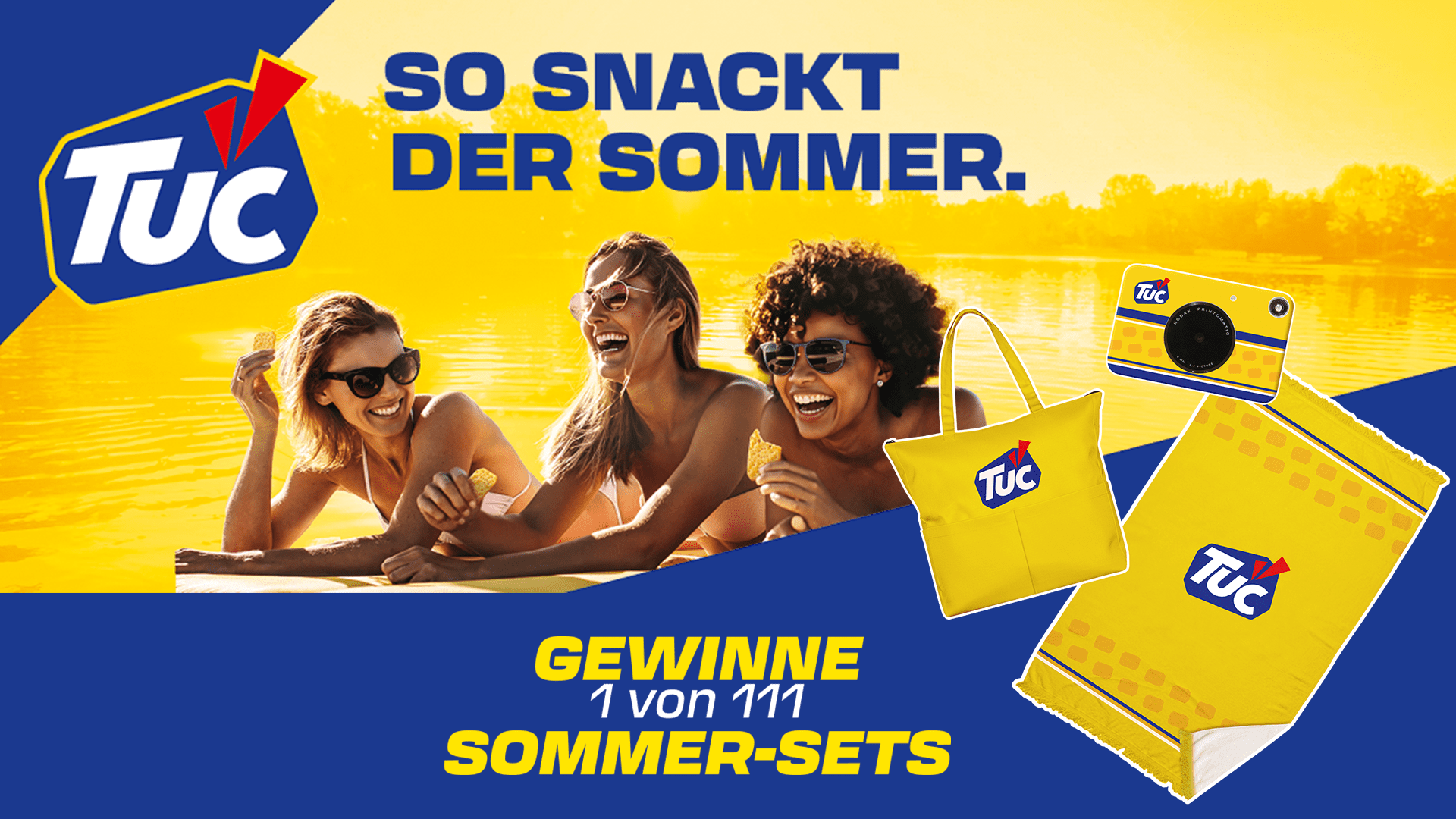 TUC Gewinnspiel – Sommer Set mit Kodak Printomatic, Strandtasche & Strandhandtuch gewinnen