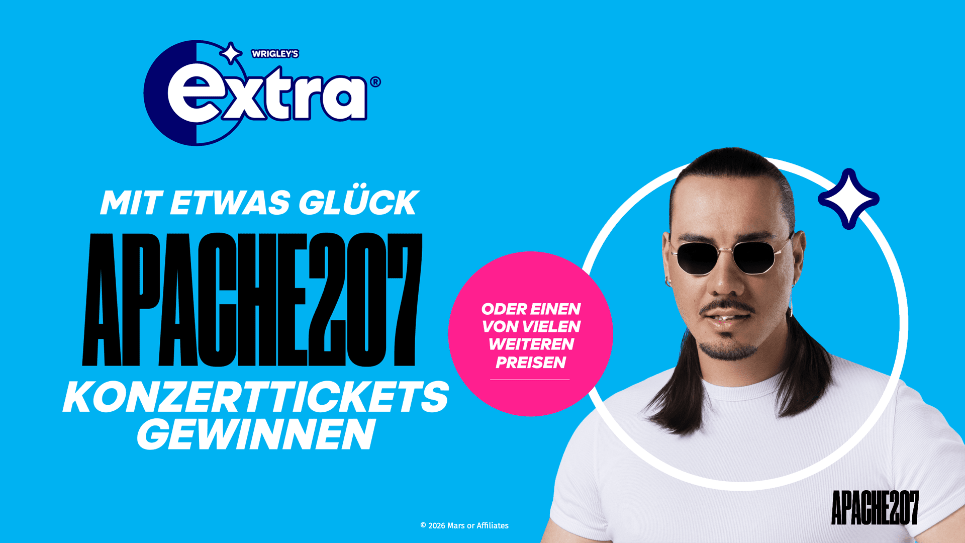 Extra Gewinnspiel – Gewinne Konzerttickets oder Apache 207 Fanshop-Gutscheine