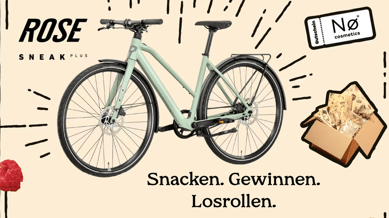 KoRo & ROSE Gewinnspiel: Fahrrad, Koro & No Cosmetics Gutscheine gewinnen