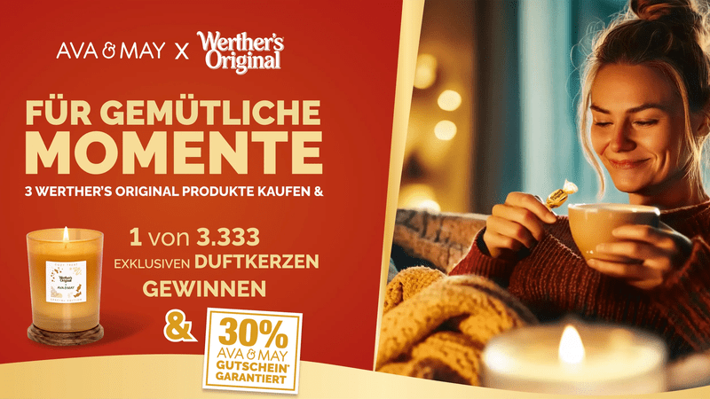 Werther's Original Gewinnspiel – 1 von 3333 Duftkerzen gewinnen