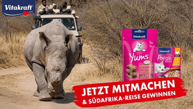 Vitakraft Gewinnspiel – Gewinne eine Südafrika-Reise für 2 Personen