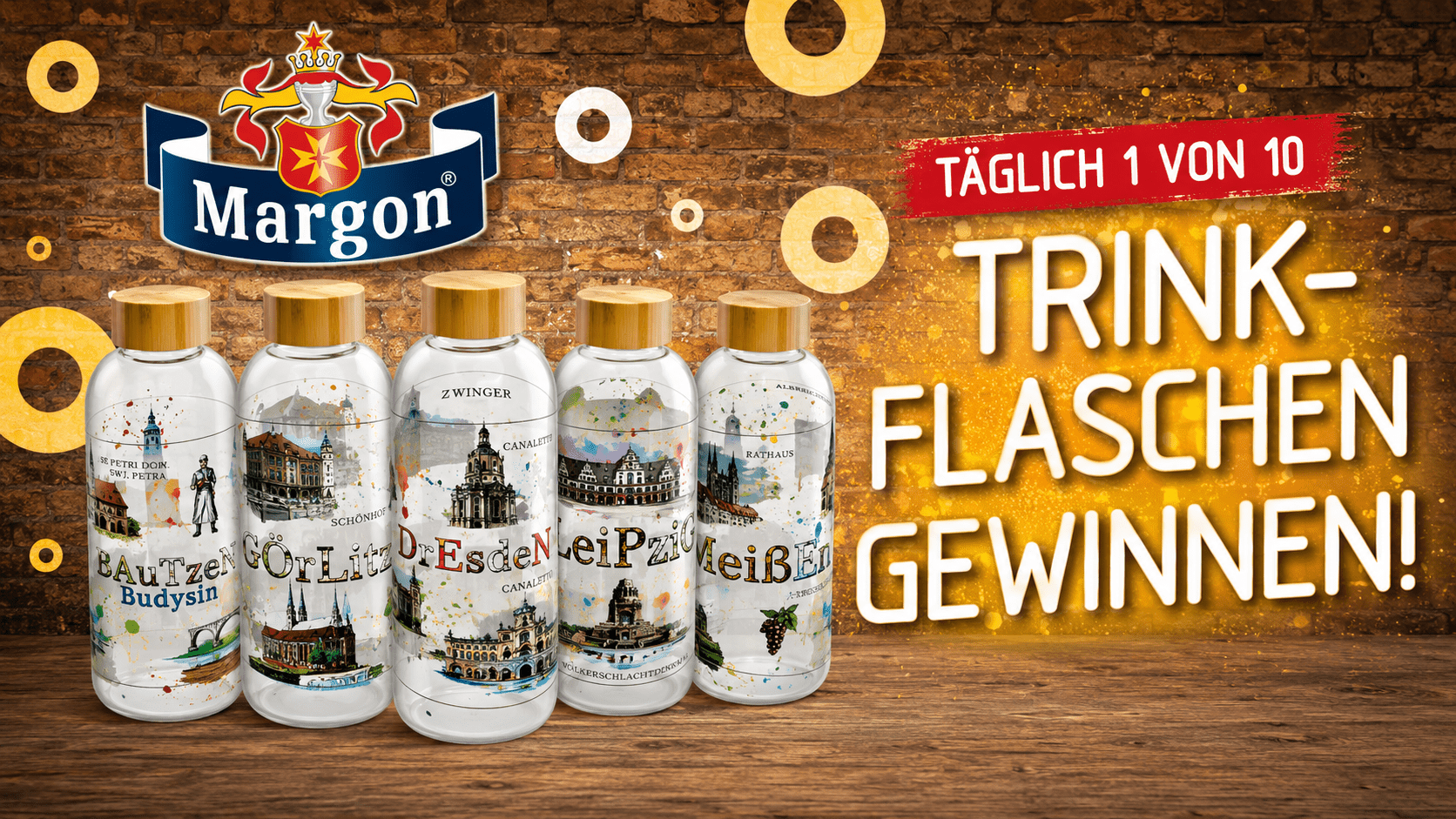 Margon Gewinnspiel - Trinkflaschen gewinnen
