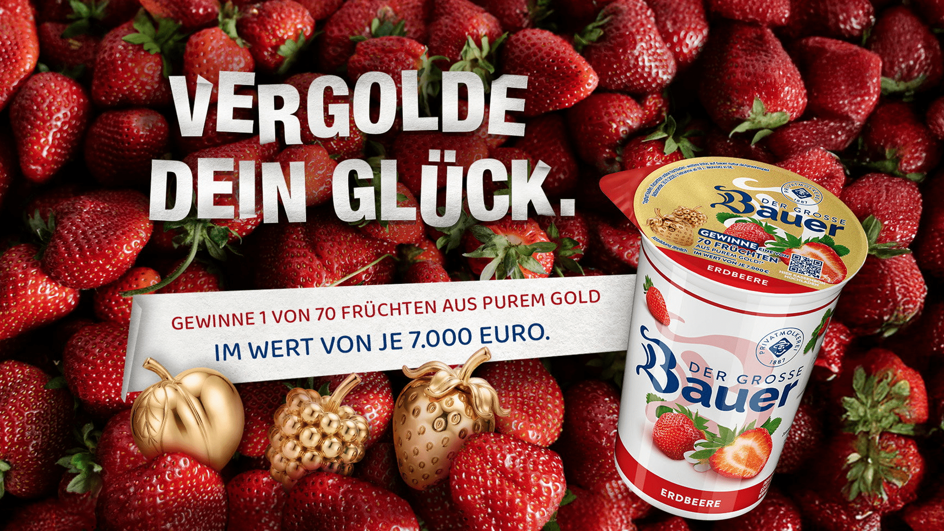 Bauer Gewinnspiel - 1 von 70 Goldfrüchten gewinnen