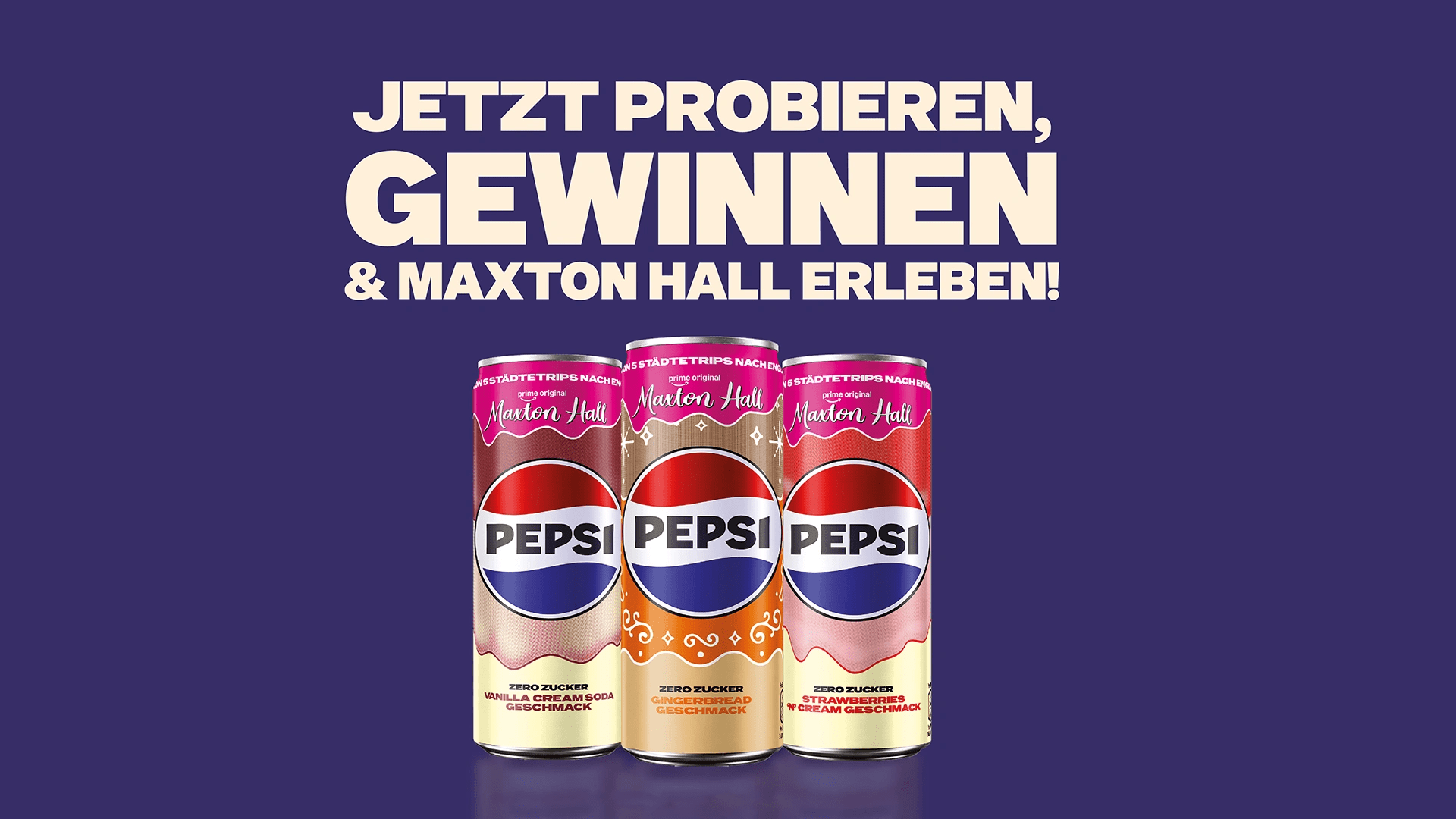 Pepsi Zero Zucker Gewinnspiel - Städtereise, Amazon Gutschein oder Hisense TV gewinnen