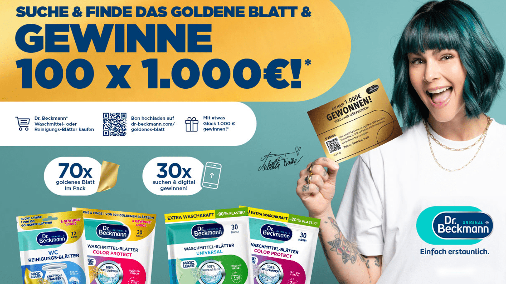 Dr. Beckmann Gewinnspiel 1000 € gewinnen