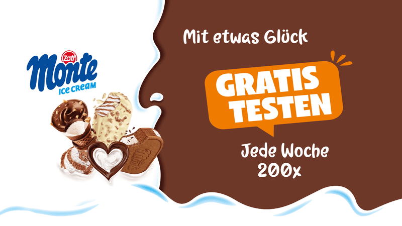 Zott Monte Eis Gewinnspiel – Kaufpreiserstattung gewinnen