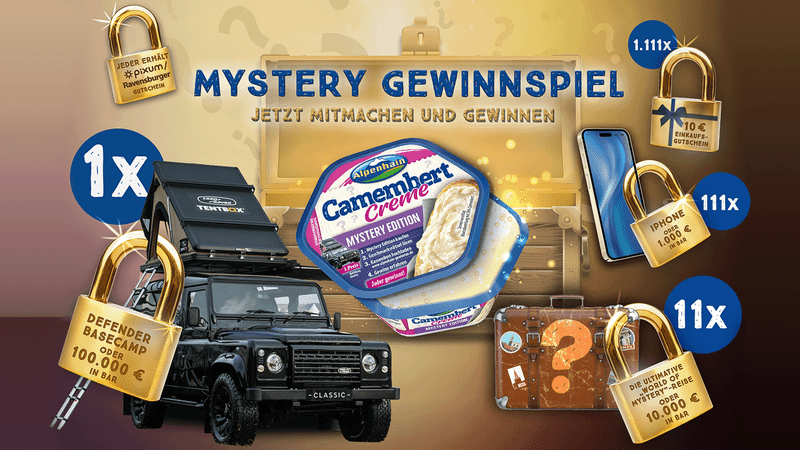Alpenhain Gewinnspiel – Gewinne Defender Basecamp, World of Mystery Reise, iPhone oder Gutscheine