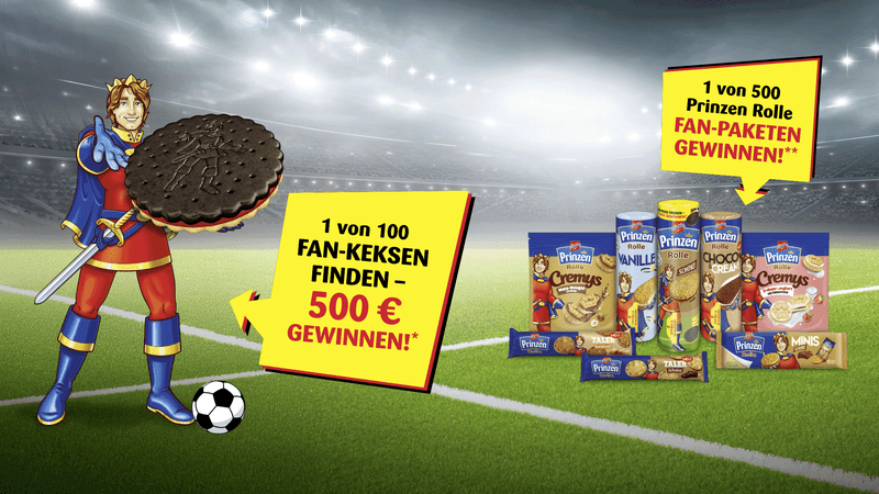 Prinzen Rolle Fan-Keks Aktion 2026 – 500 € oder Fan-Paket gewinnen