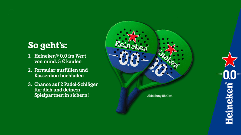 Heineken Padel Gewinnspiel – Padelschläger gewinnen