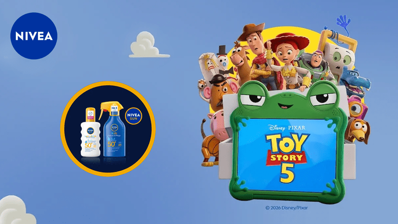 NIVEA SUN & Toy Story 5 Gewinnspiel – Kinotickets, Fanartikel und Sonnenpakete gewinnen
